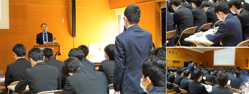 4月21日 2025年度新卒社員との社長対話会を開催